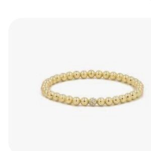 Lisa Gozlan Gold Plated Beaded Bracelet